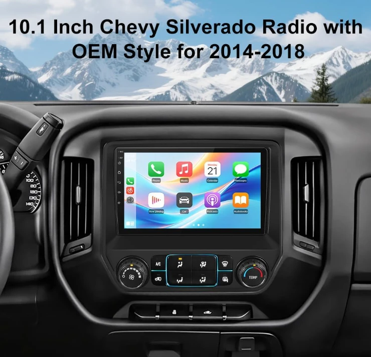 Car Radio Stereo for Chevy Silverado 2014-2019 - photo 3