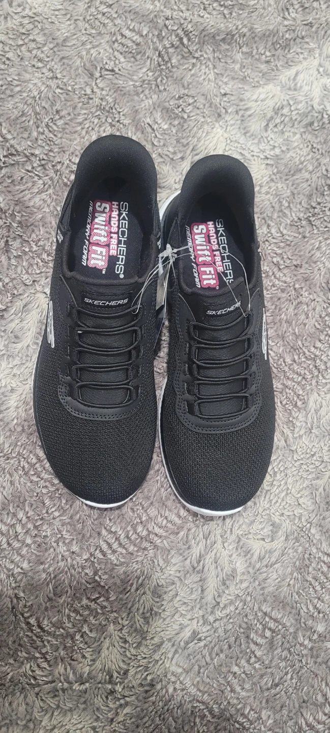 Skechers Women's Black "Swift Fit" Memory Foam Sneakers