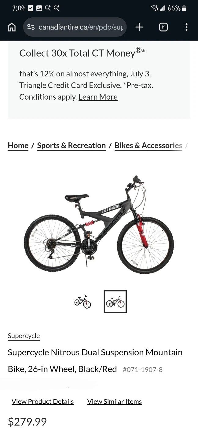 Supercycle Nitrous Dual Suspension Mountain Bike