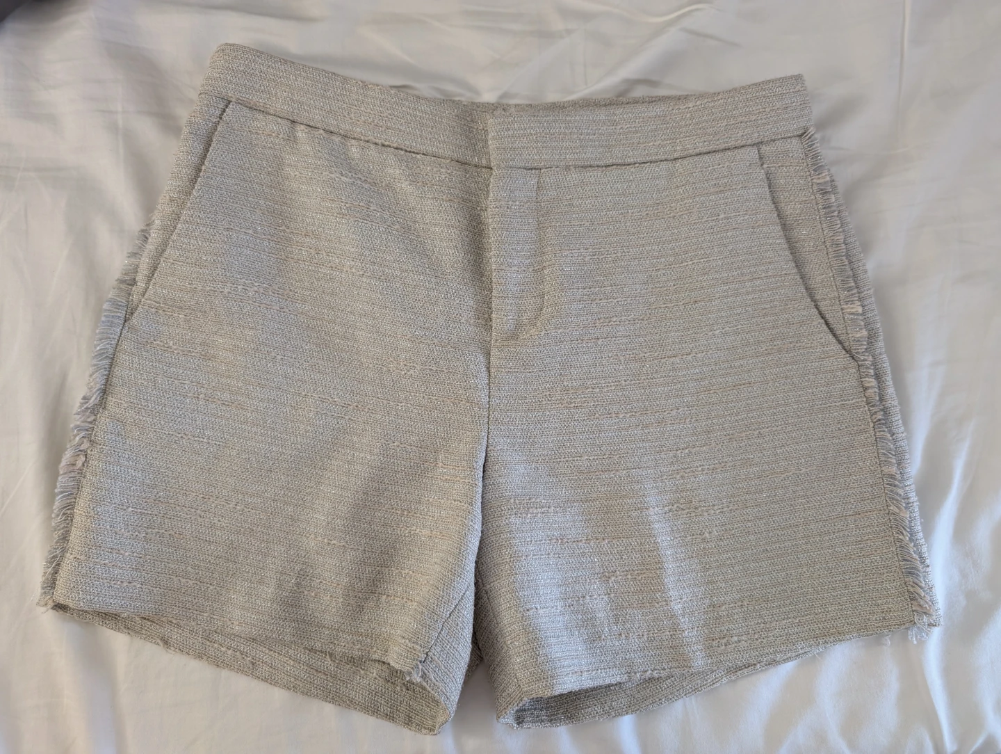 Banana Republic Shiny Tweed Formal  Work Ryan Shorts 31" ptp