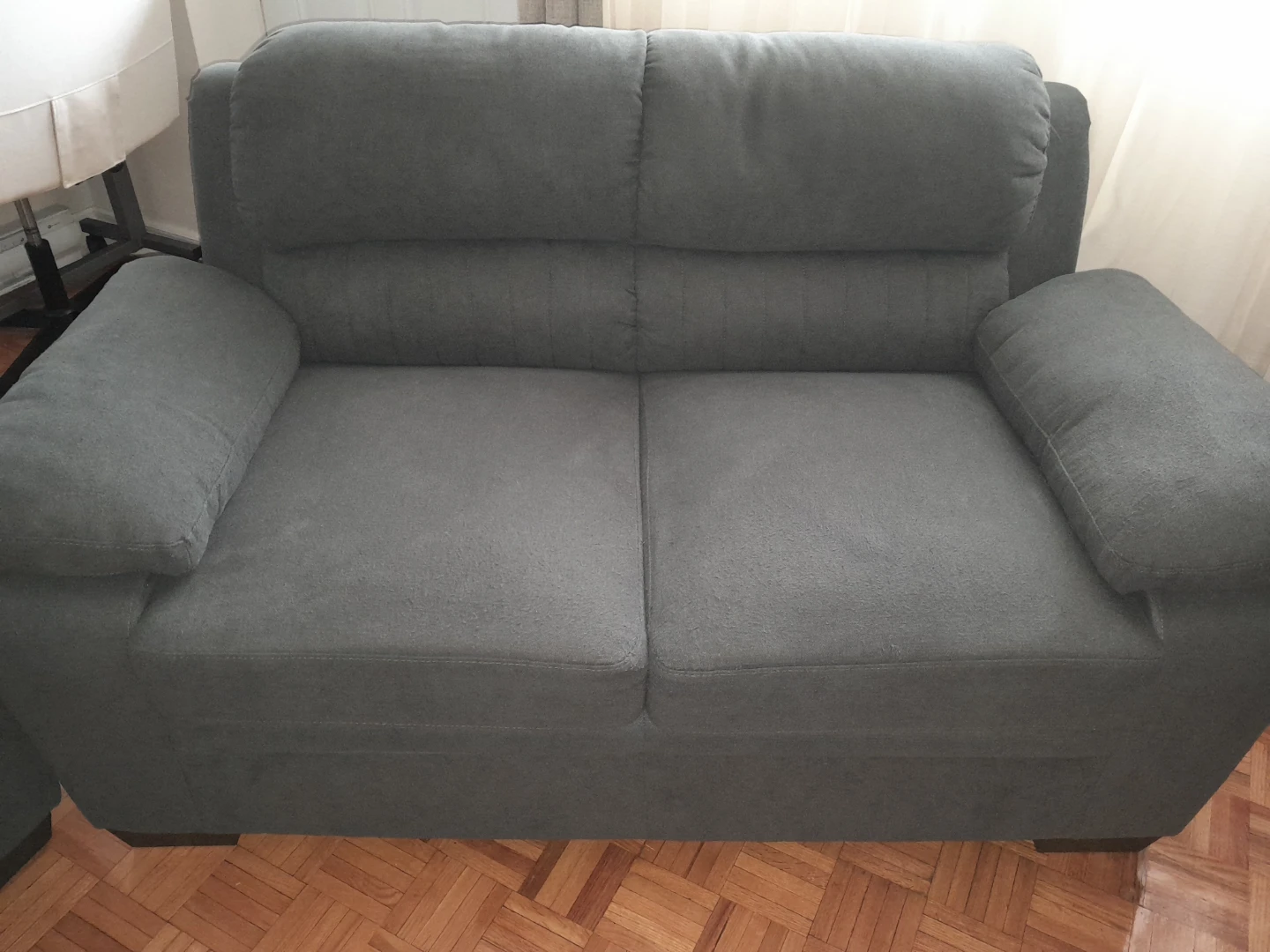 Grey Sofa and Loveseat Set and chair - photo 2