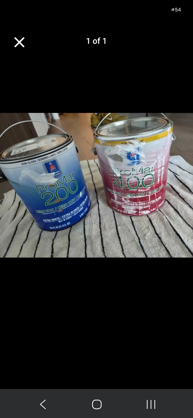 White paint