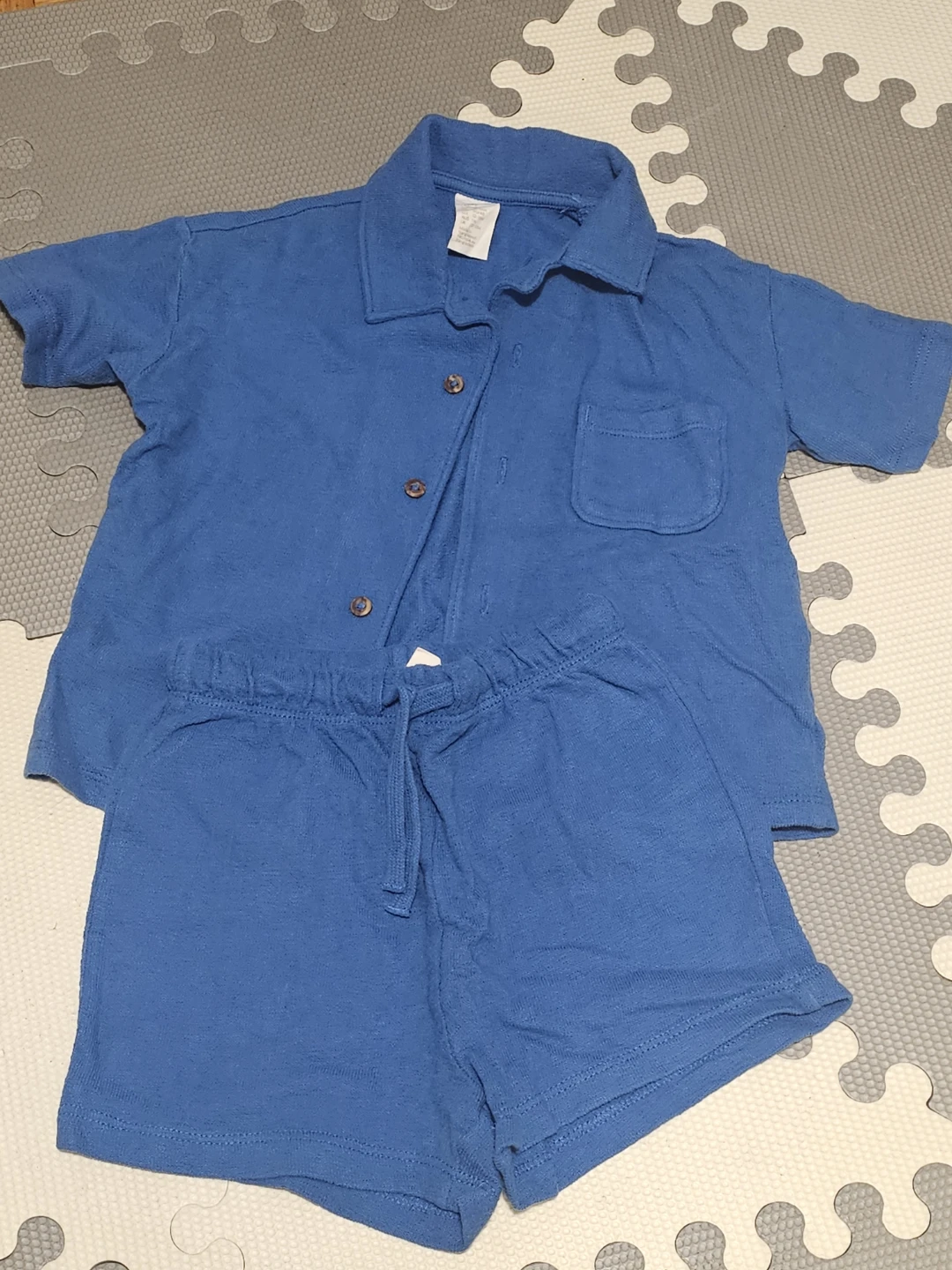 Blue summer Cloth Shirt and Shorts Set H&M