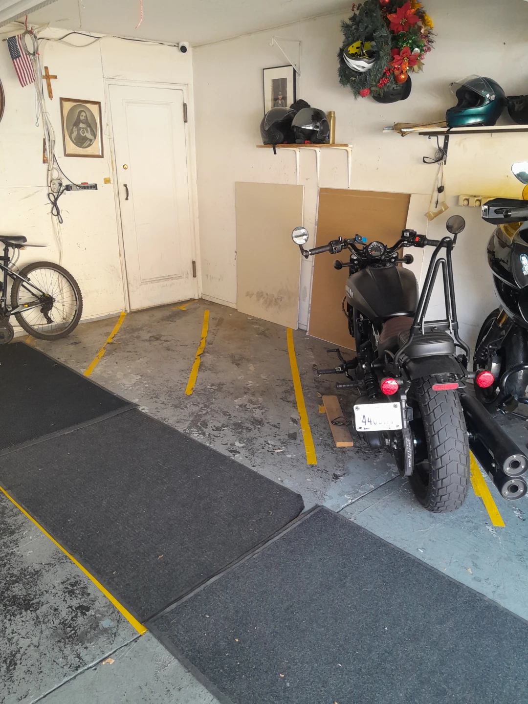 Parking spot for motorcycle .moped 150
