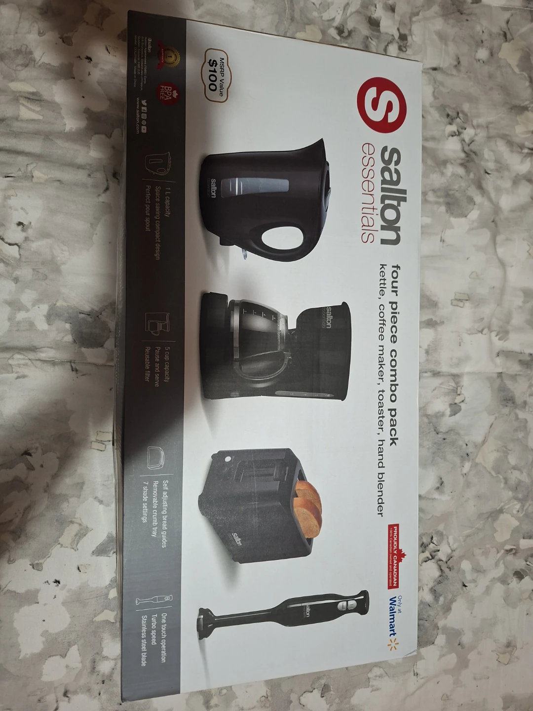Salton Essentials 4-Piece Kitchen Combo Pack