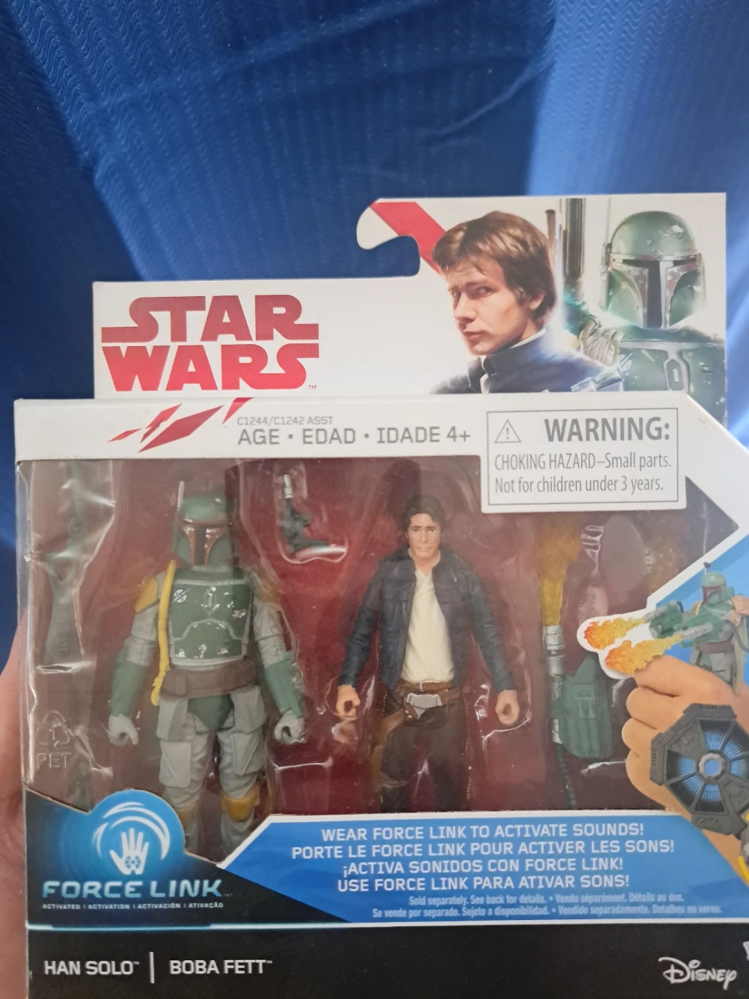 Star Wars Force Link Han Solo & Boba Fett Action Figures