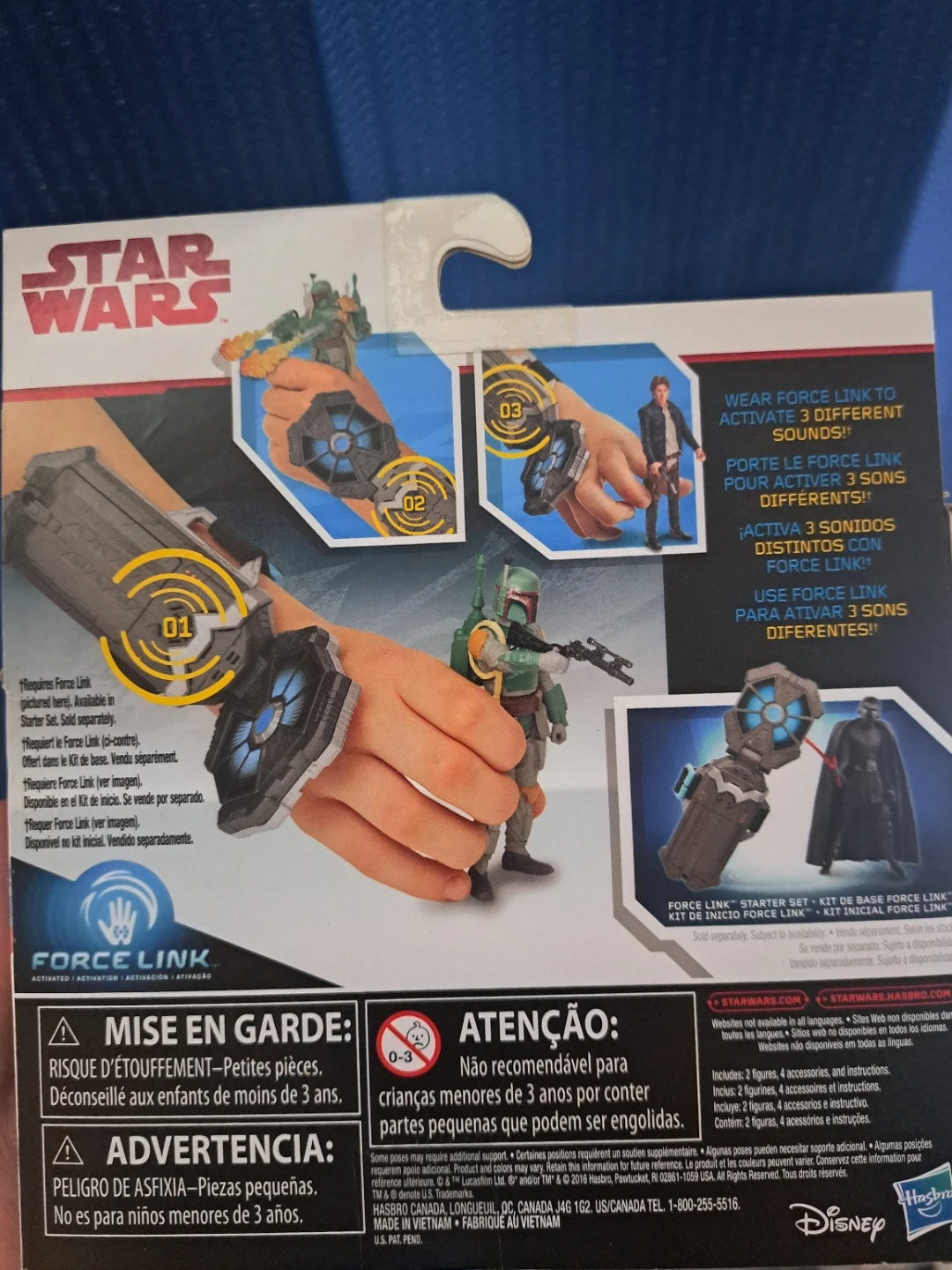 Star Wars Force Link Han Solo & Boba Fett Action Figures - photo 2