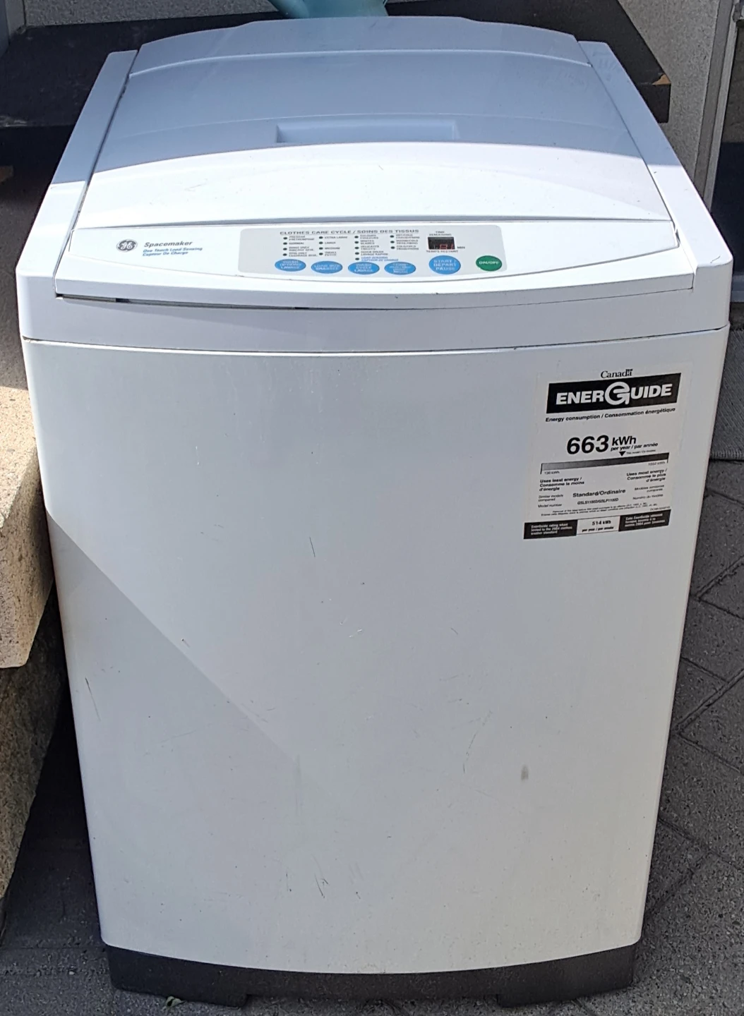 GE Spacemaker Clothes Washer For Parts