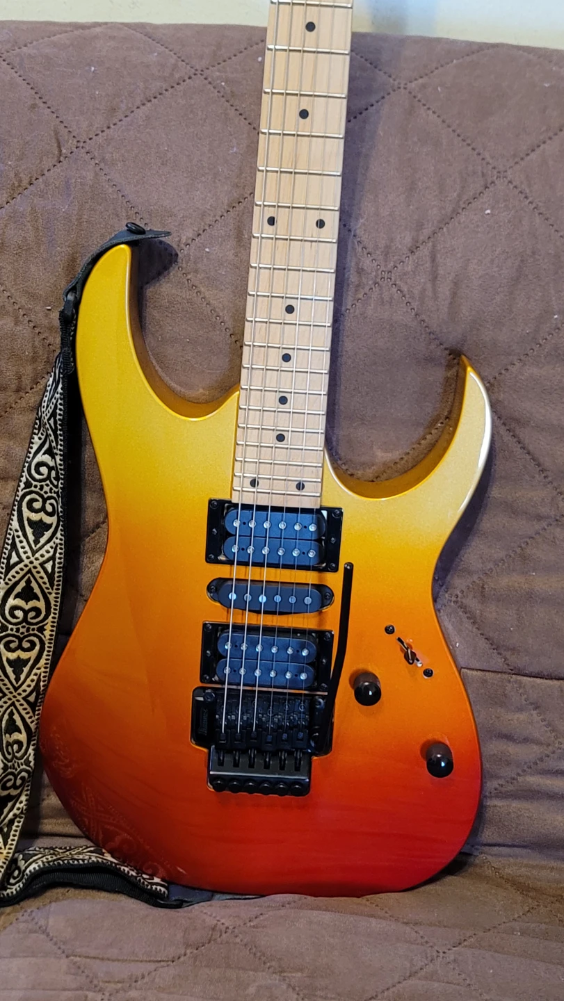IBANEZ RG470MB 1P-01 MADE IN INDONESIA  ELECTRIC GUITAR. - photo 2