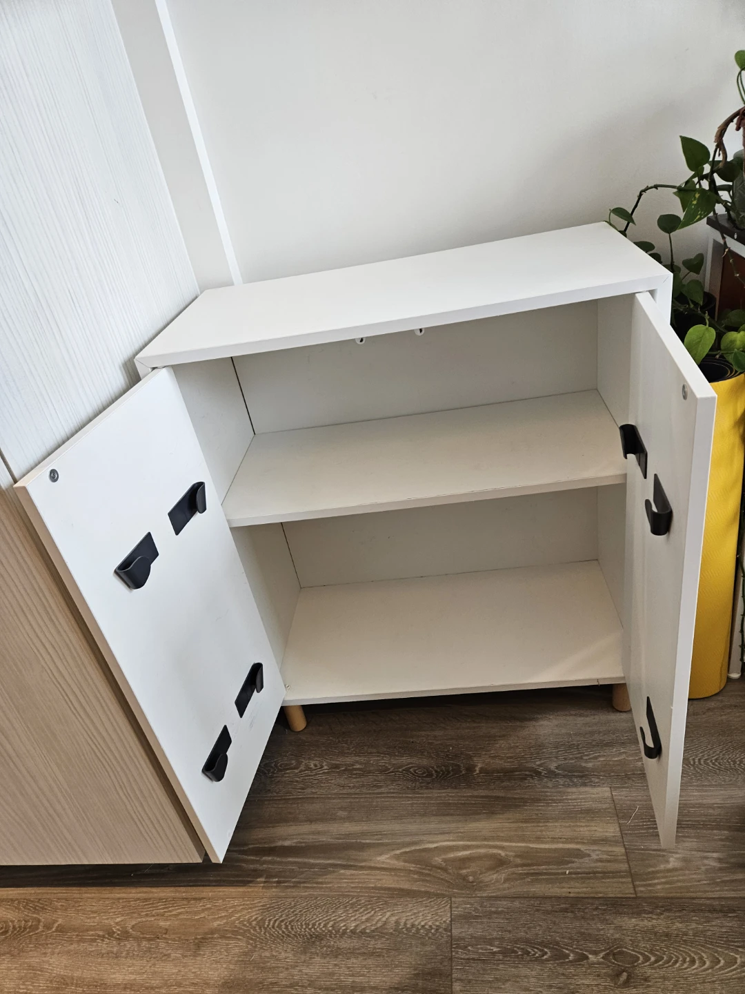 White Two-Door Storage Cabinet IKEA - photo 3