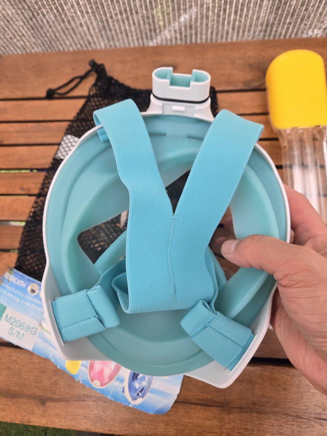 Brand new full dry snorkel mask anti fog S - photo 3