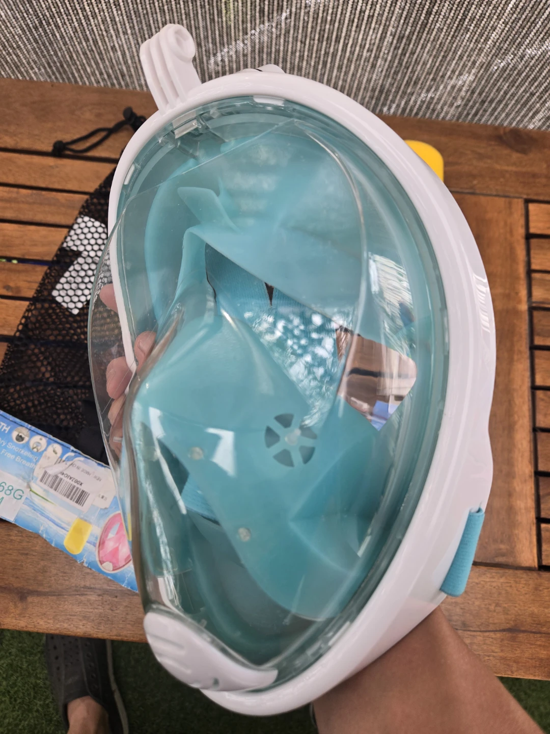 Brand new full dry snorkel mask anti fog S - photo 5