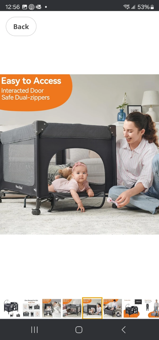 Pamo Babe Playard with Bassinet and Changing Station - photo 4