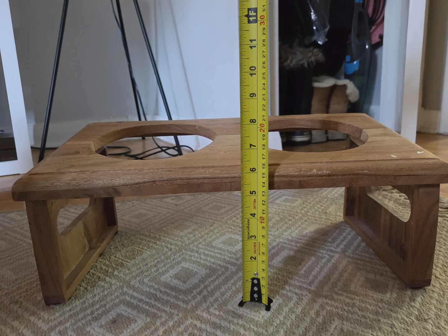 Wooden Double Pet Bowl Stand - photo 4