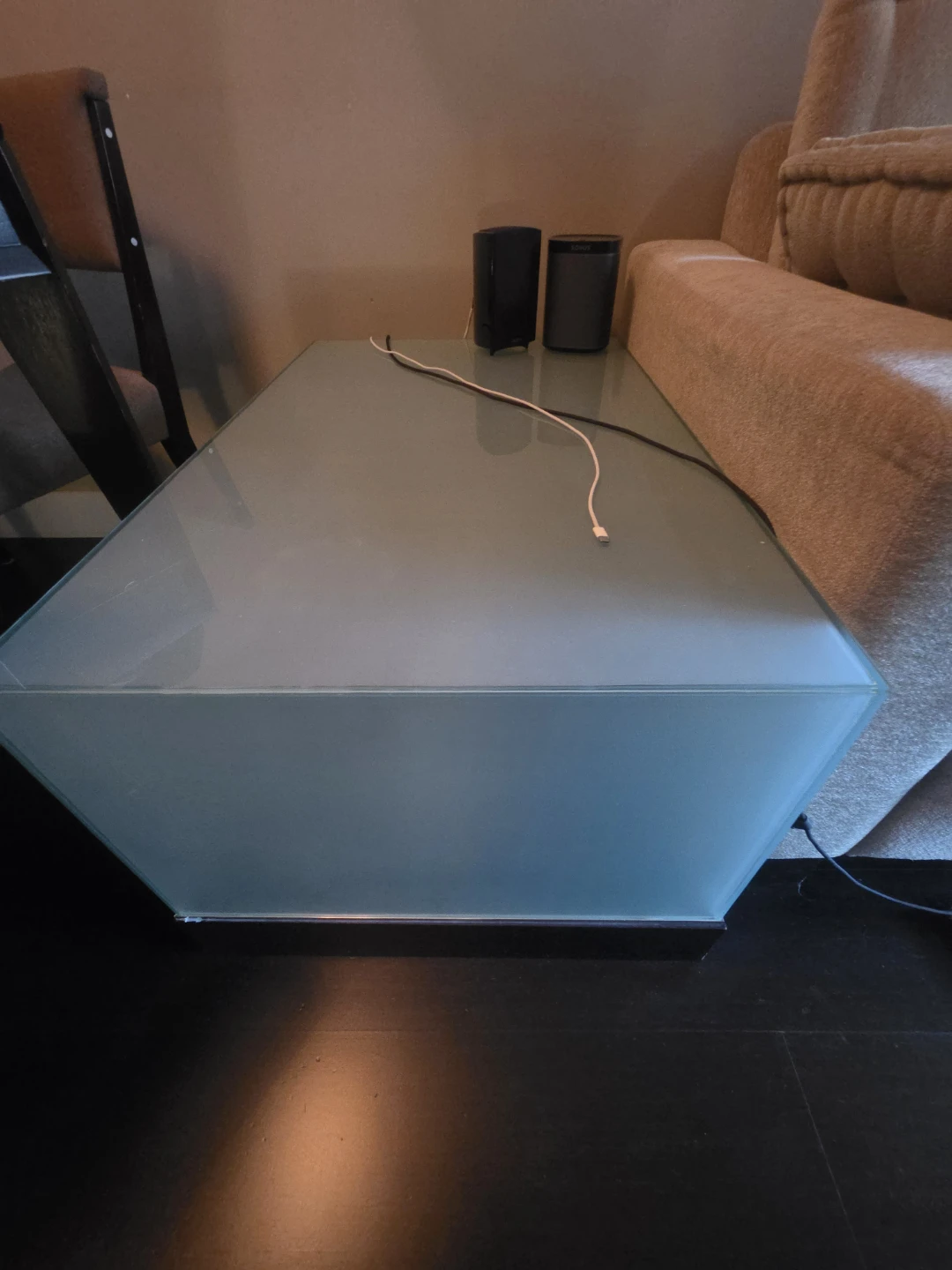 Modern Frosted Glass Coffee Table