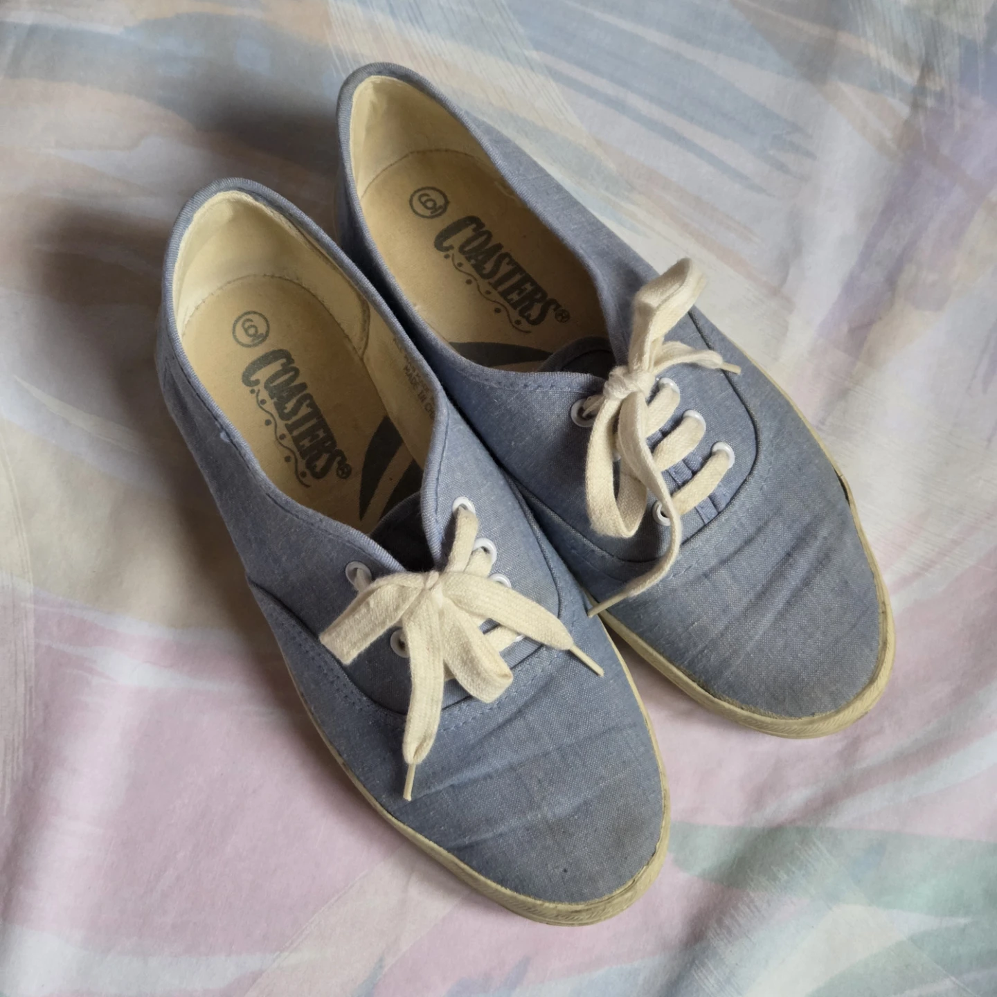 Blue Canvas Sneakers