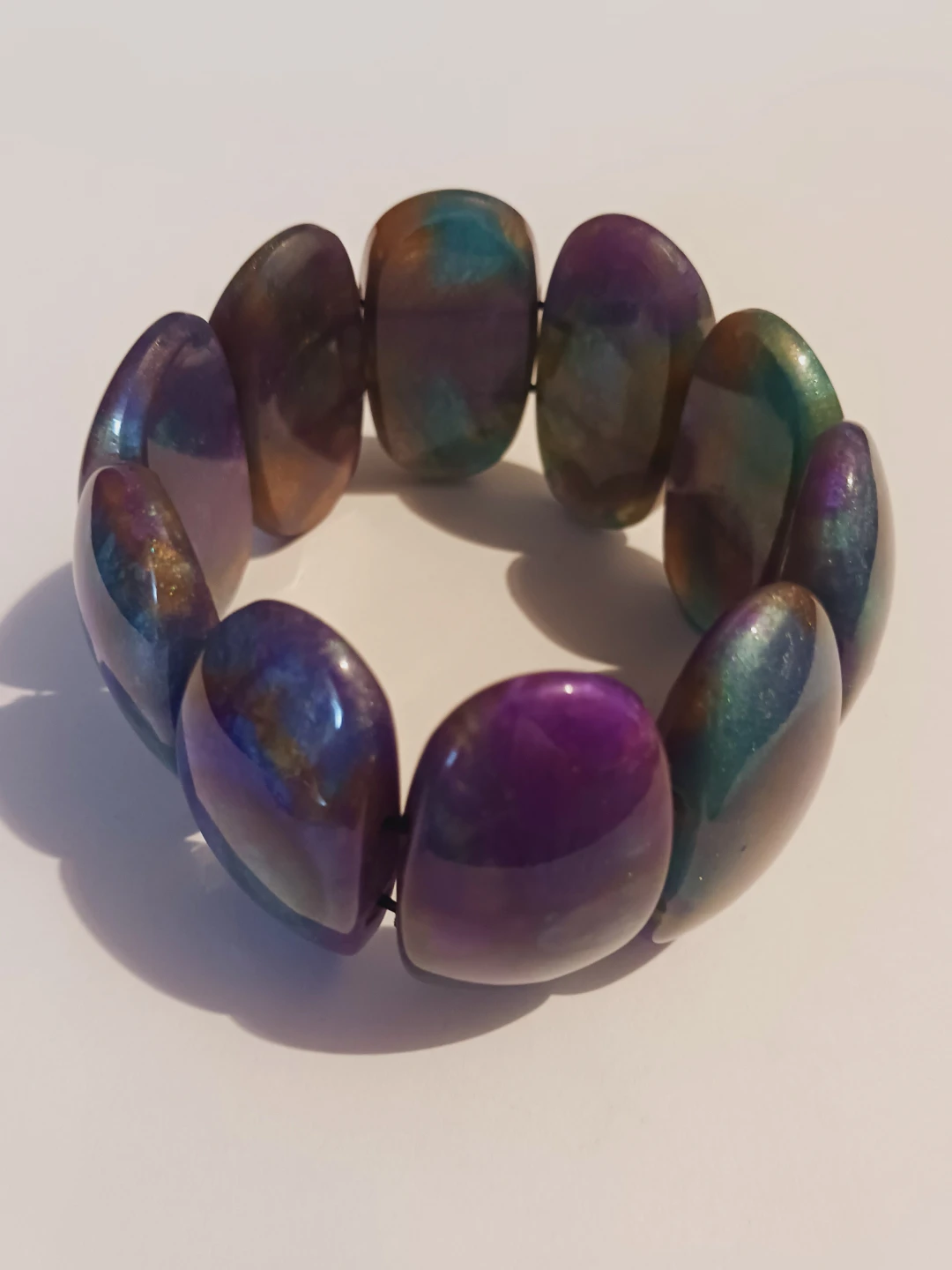Beautiful Purple & Teal Bracelet - photo 2