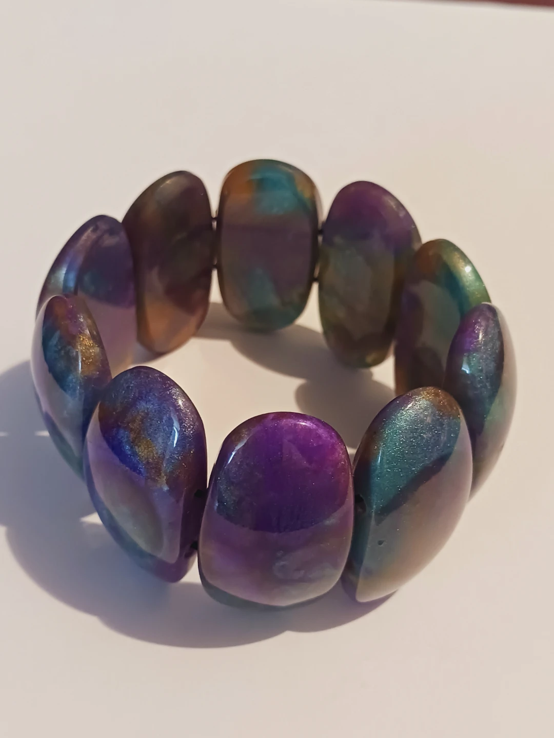 Beautiful Purple & Teal Bracelet - photo 3
