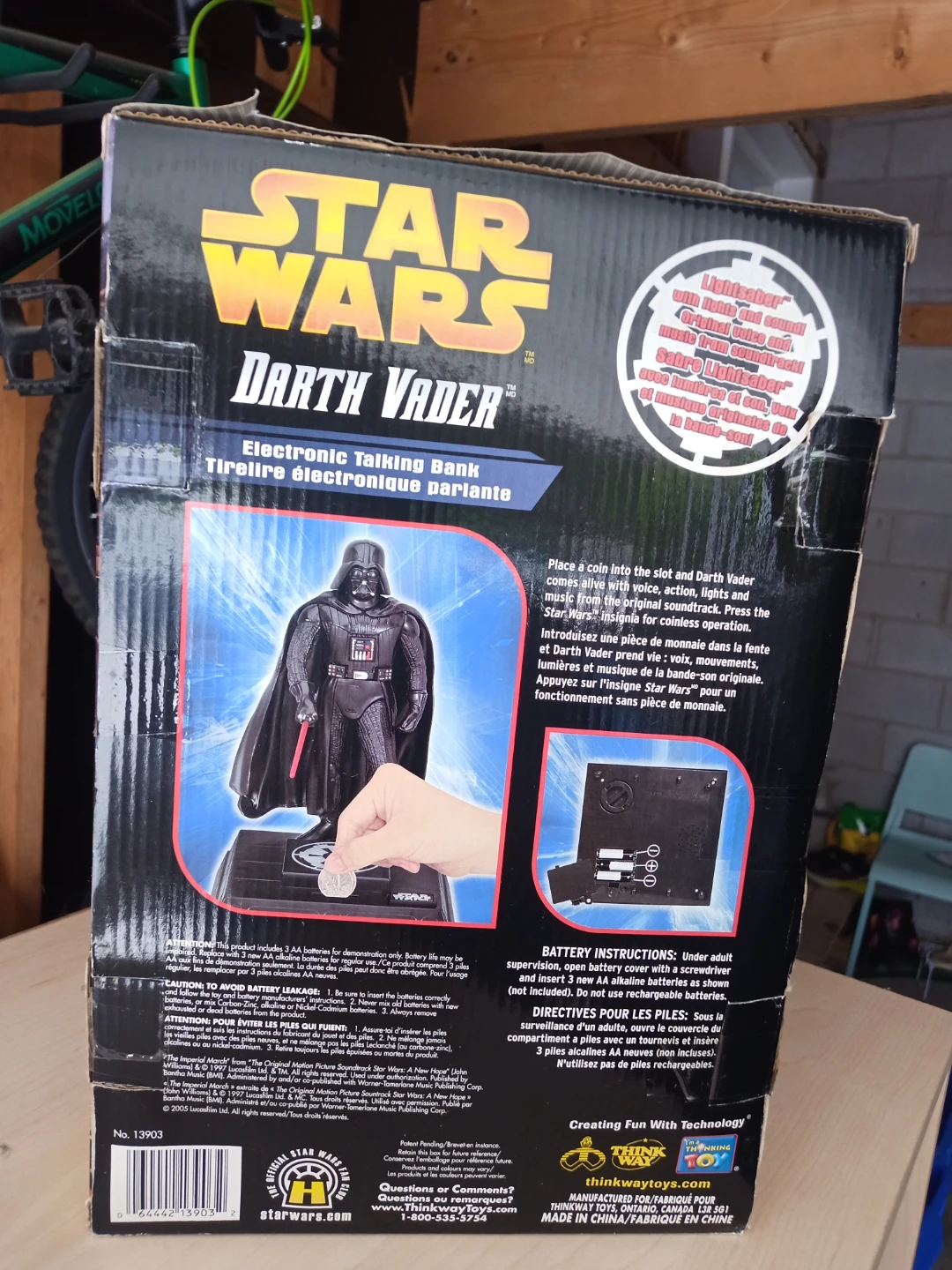 Star Wars Darth Vader Electronic Talking Bank - photo 3