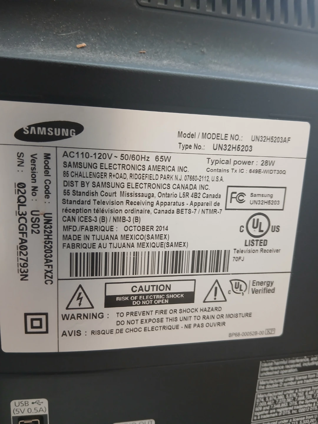 Samsung UN32H5203AF 32" Smart LED TV - photo 2