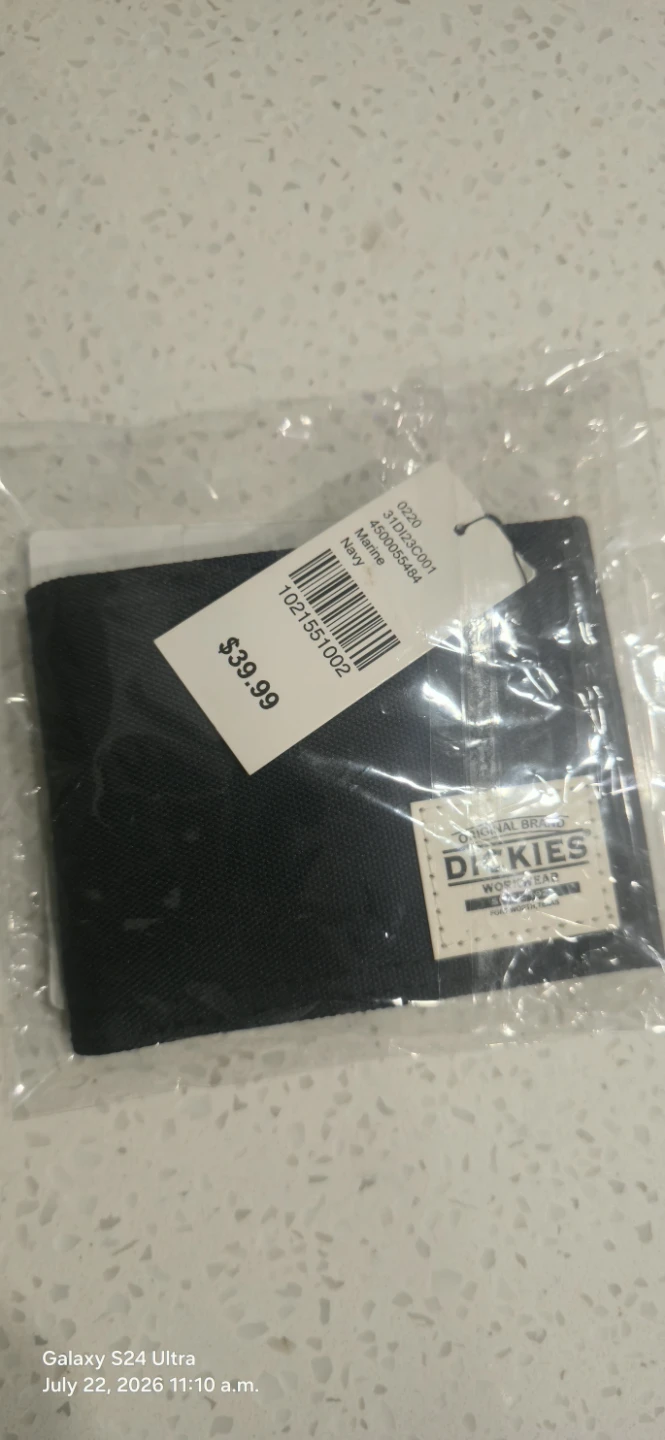 Dickies Navy Bi-Fold Wallet