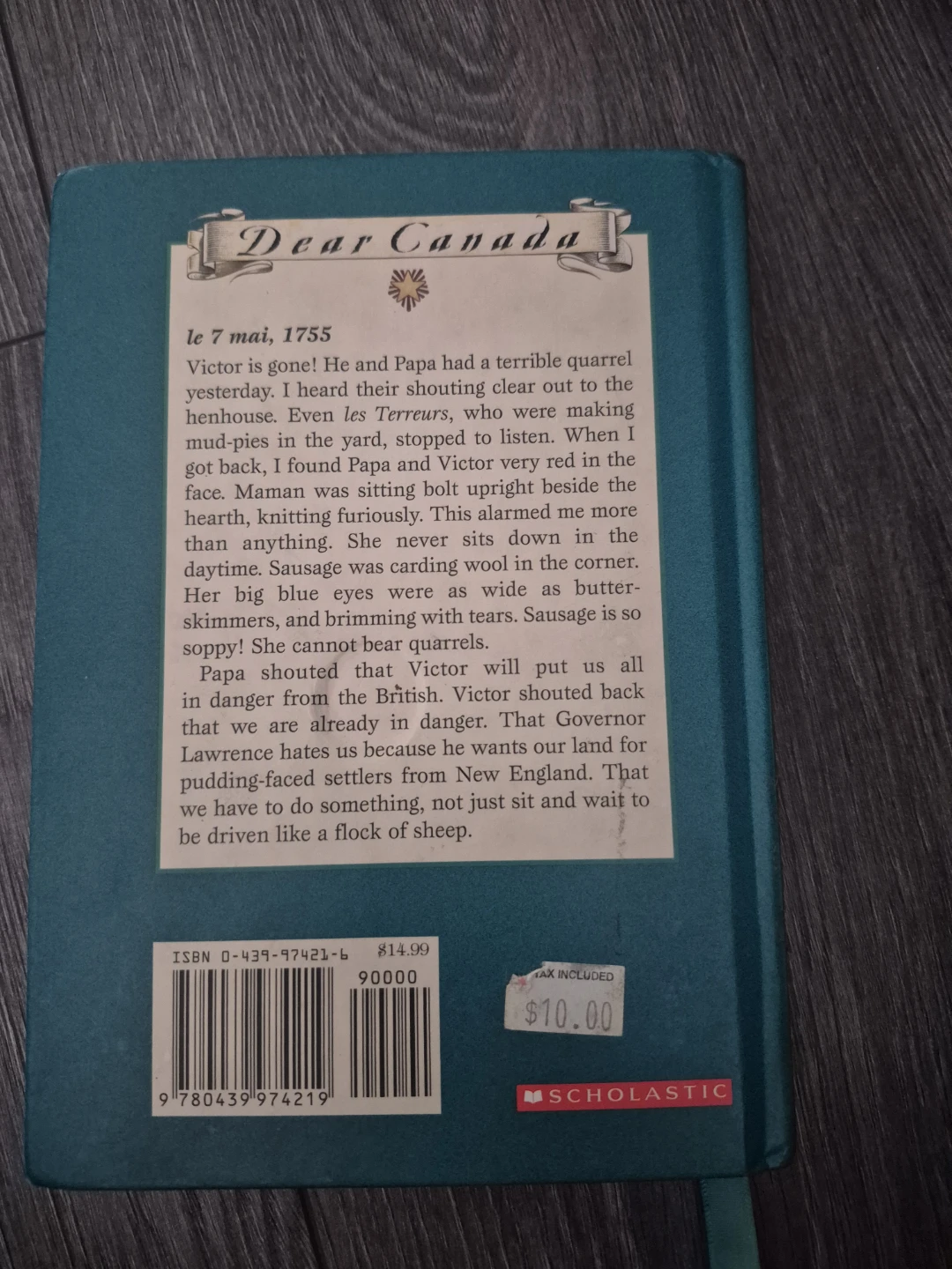 Dear Canada Banished from Our Home Acadian diary - photo 2