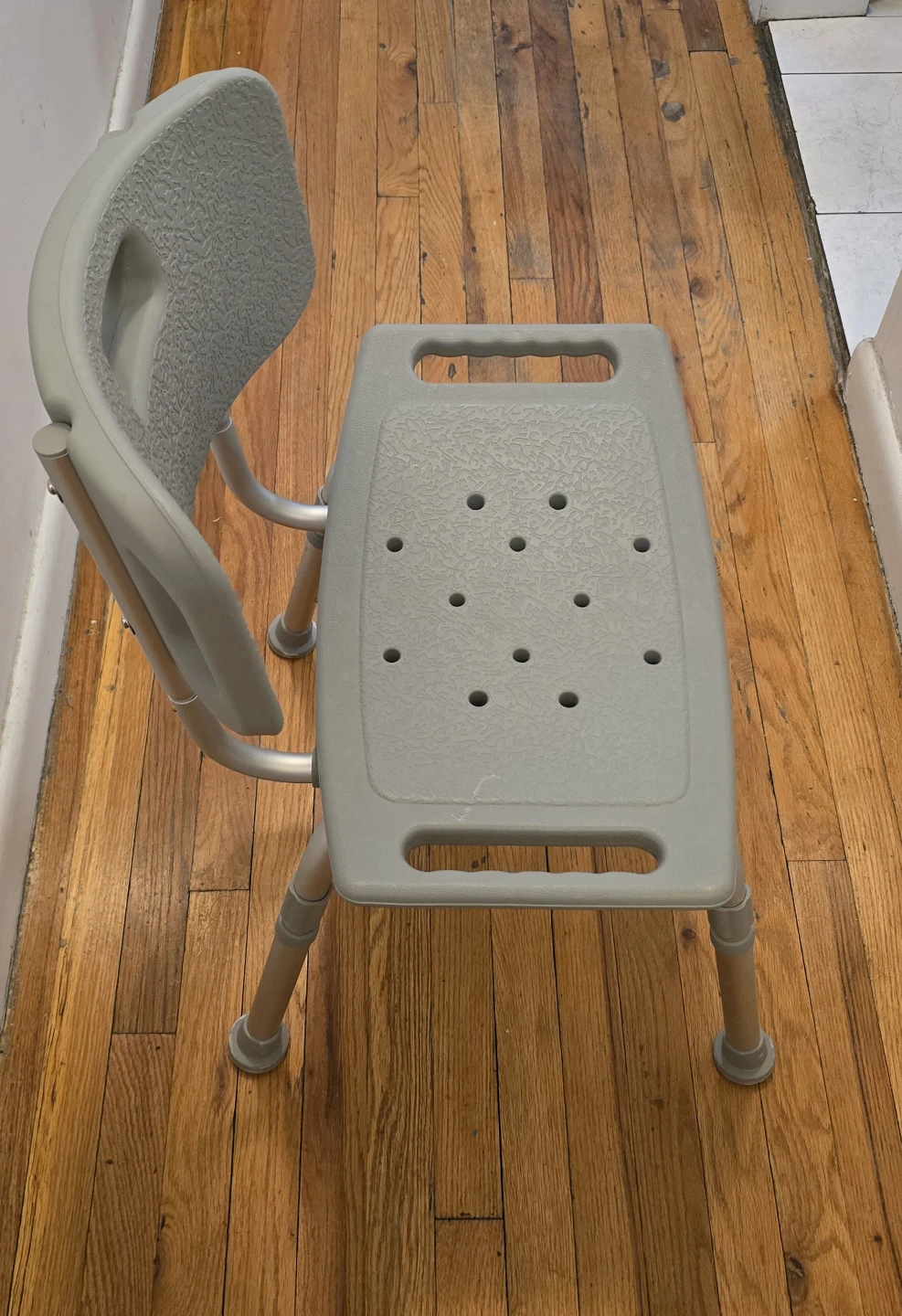 Shower Chair with Back - photo 2