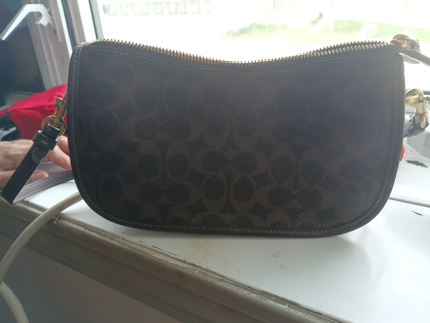 Coach Monogram Shoulder Bag