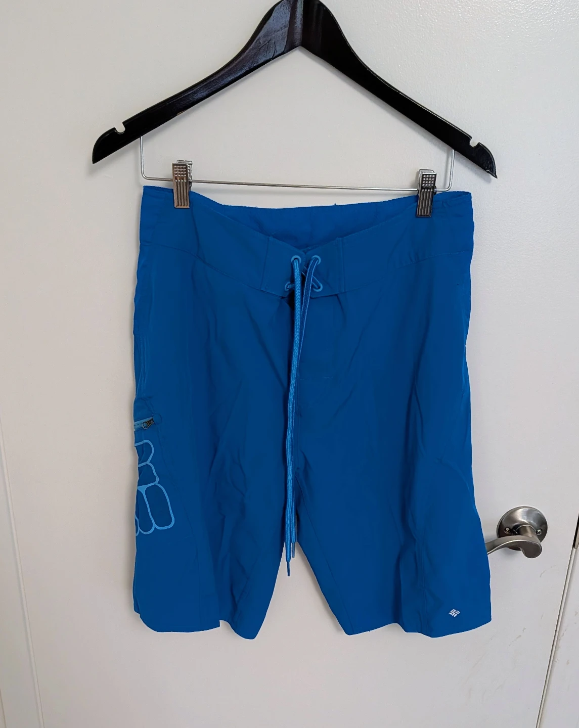 Columbia Blue Board Shorts - Mens Size 32