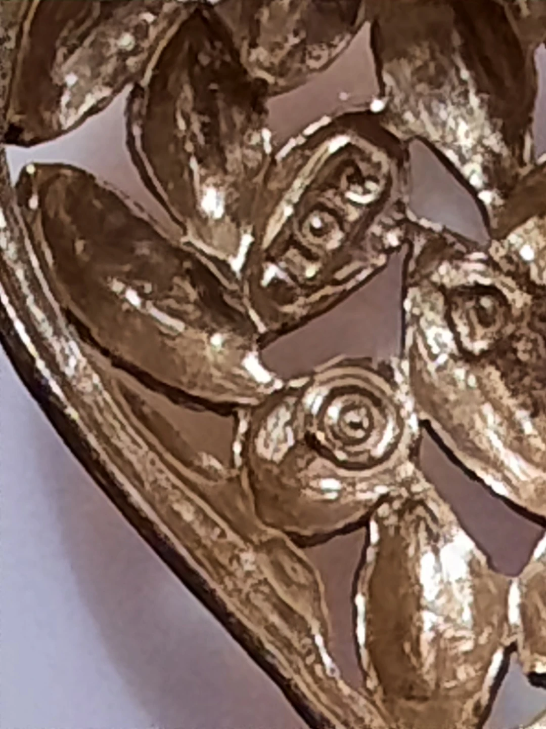 Genuine Solid 10K Gold Diamond Cut Heart Pendant Charm - photo 4