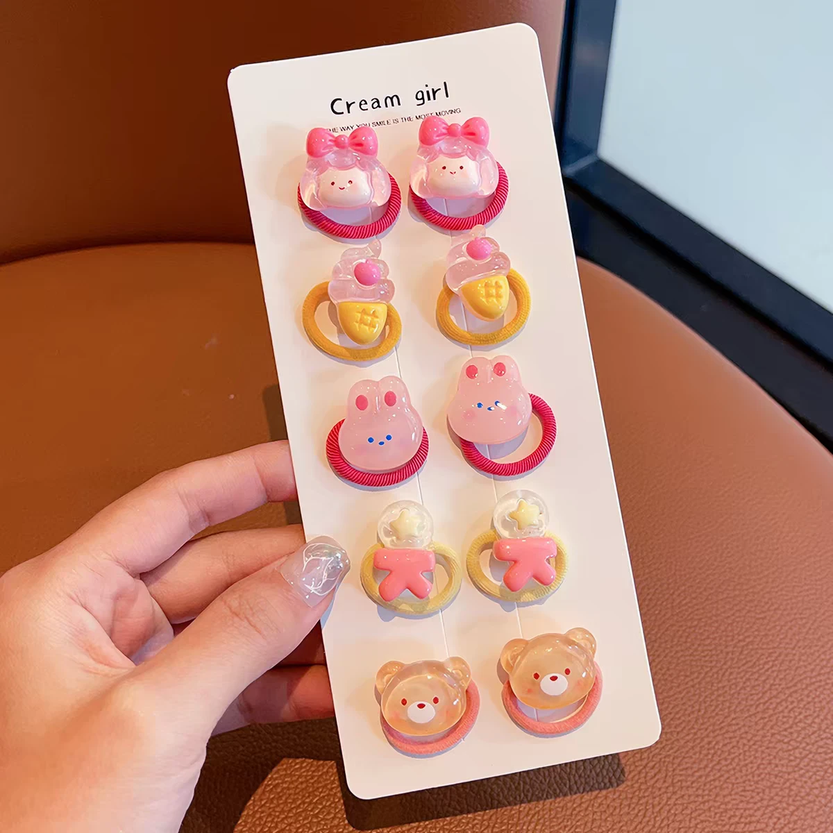 Cute Hair Ties Set - 10 Pieces - photo 2