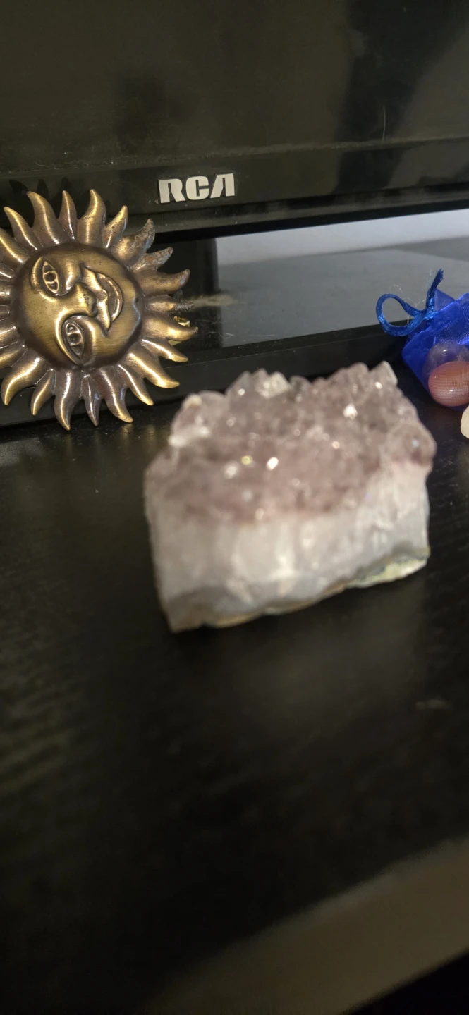 Amethyst Crystal Cluster & Tumbled Stones - photo 4