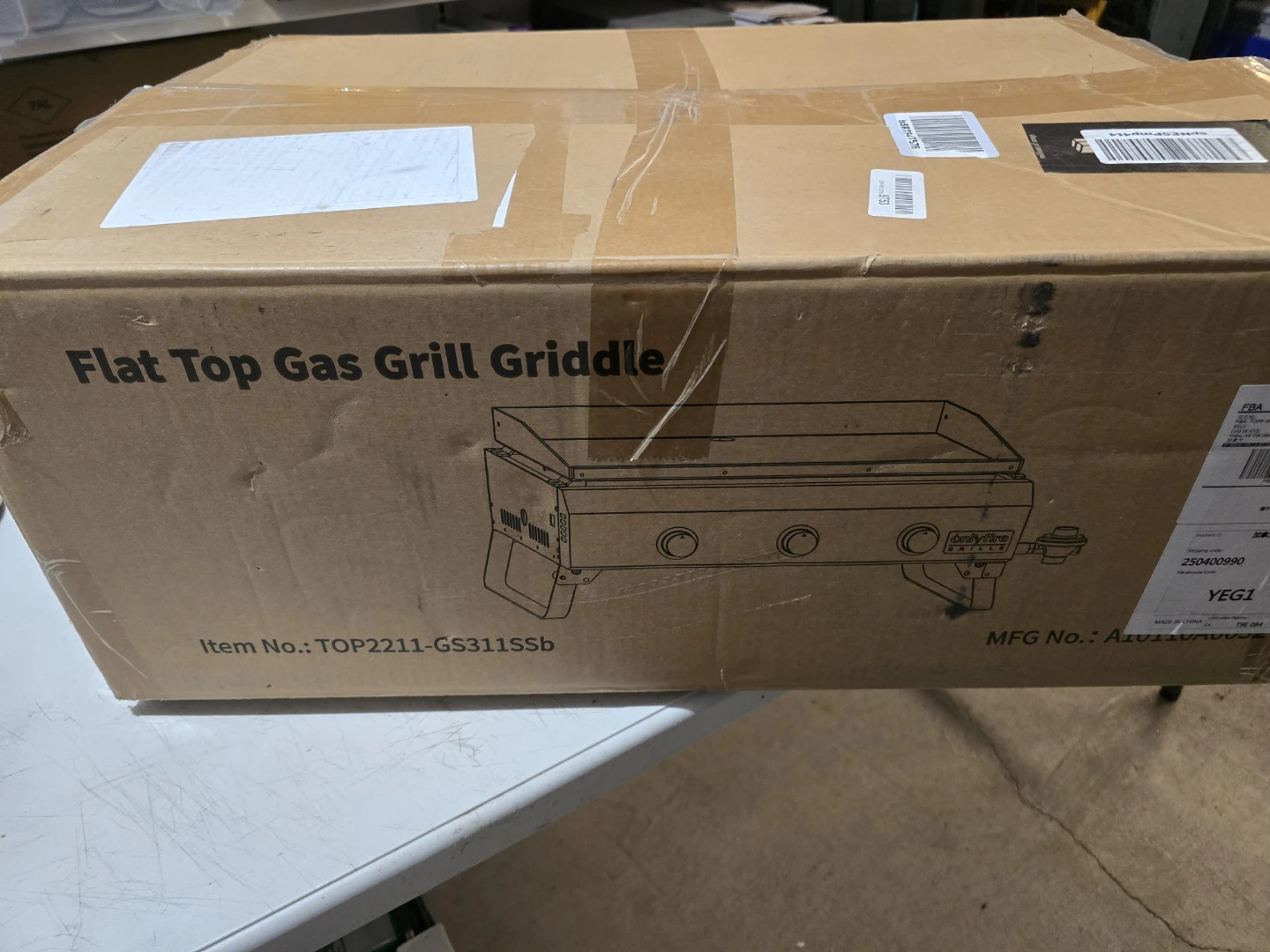 Onlyfire 22-inch 3 Burners Gas Griddle - photo 4