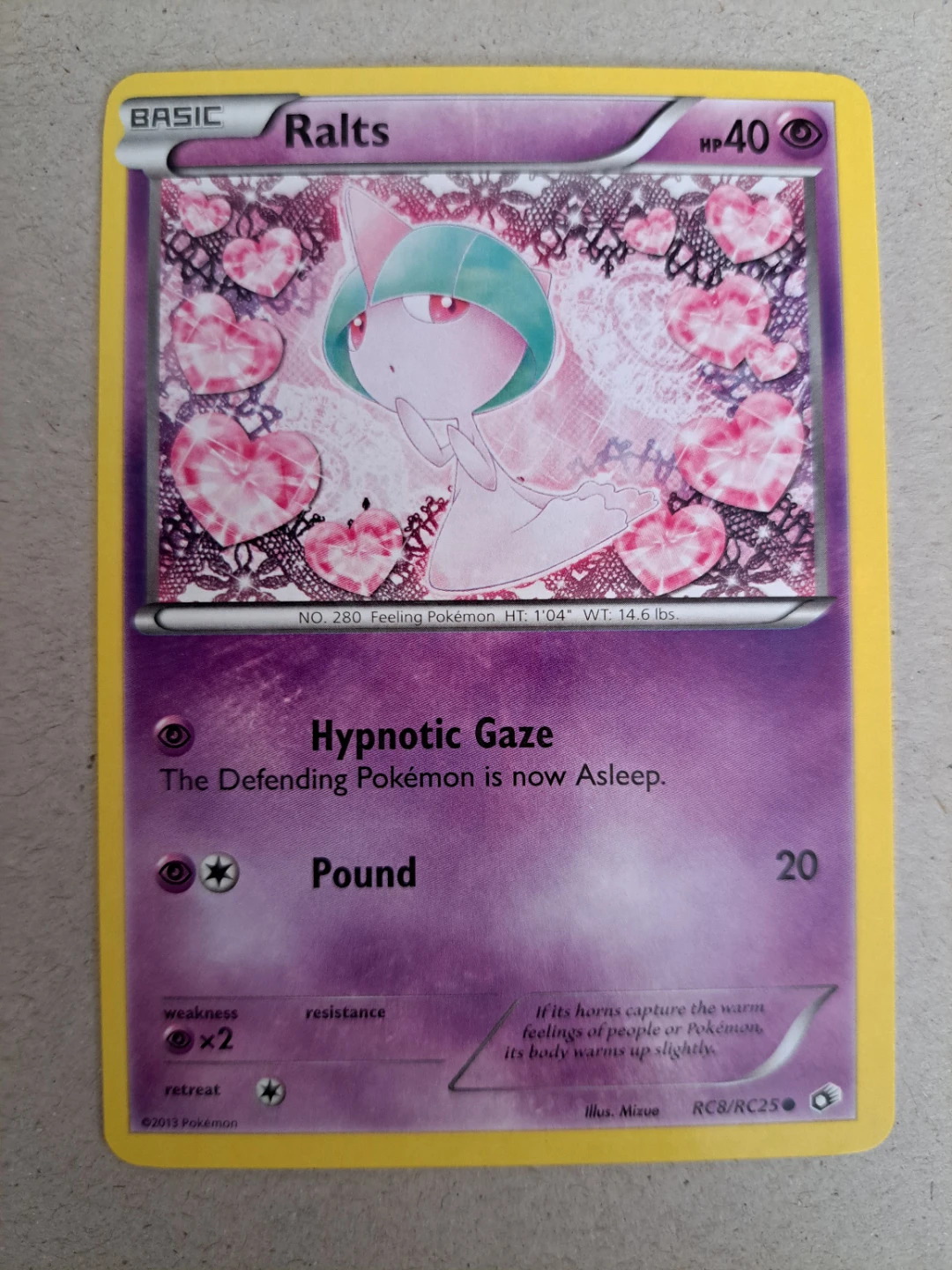 Pokemon Legendary Treasure Ralts RC8