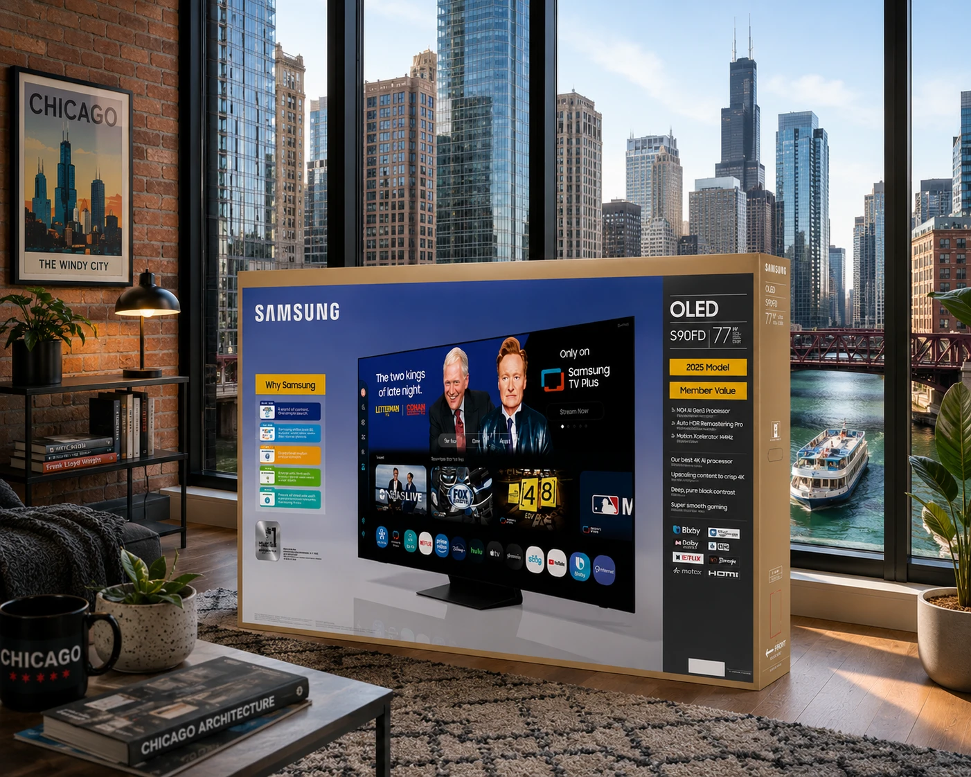 Samsung 77" S90FD OLED TV