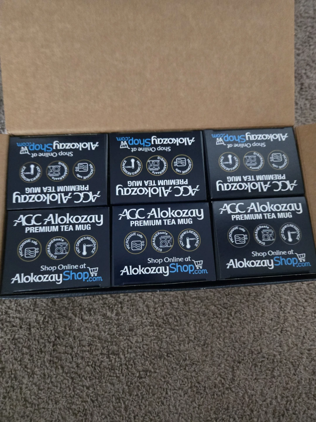 NEVER USED Alokozay 6-Piece Premium Tea Mug Set - photo 3