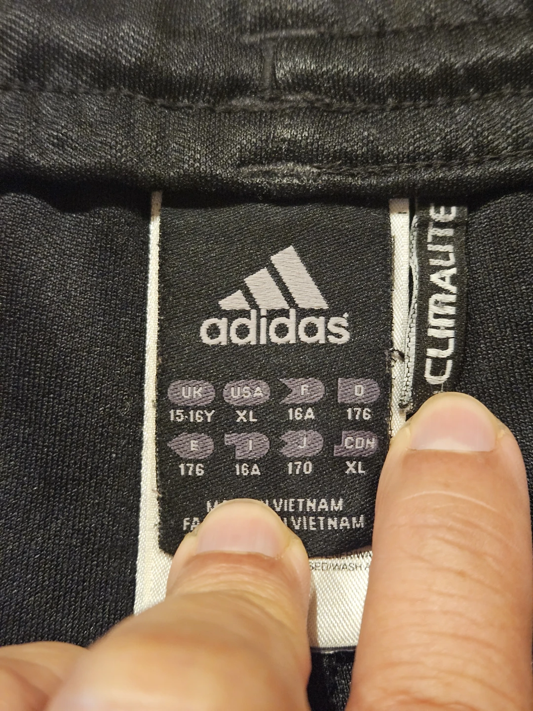 Adidas Black ClimaLite Track Pants - photo 3