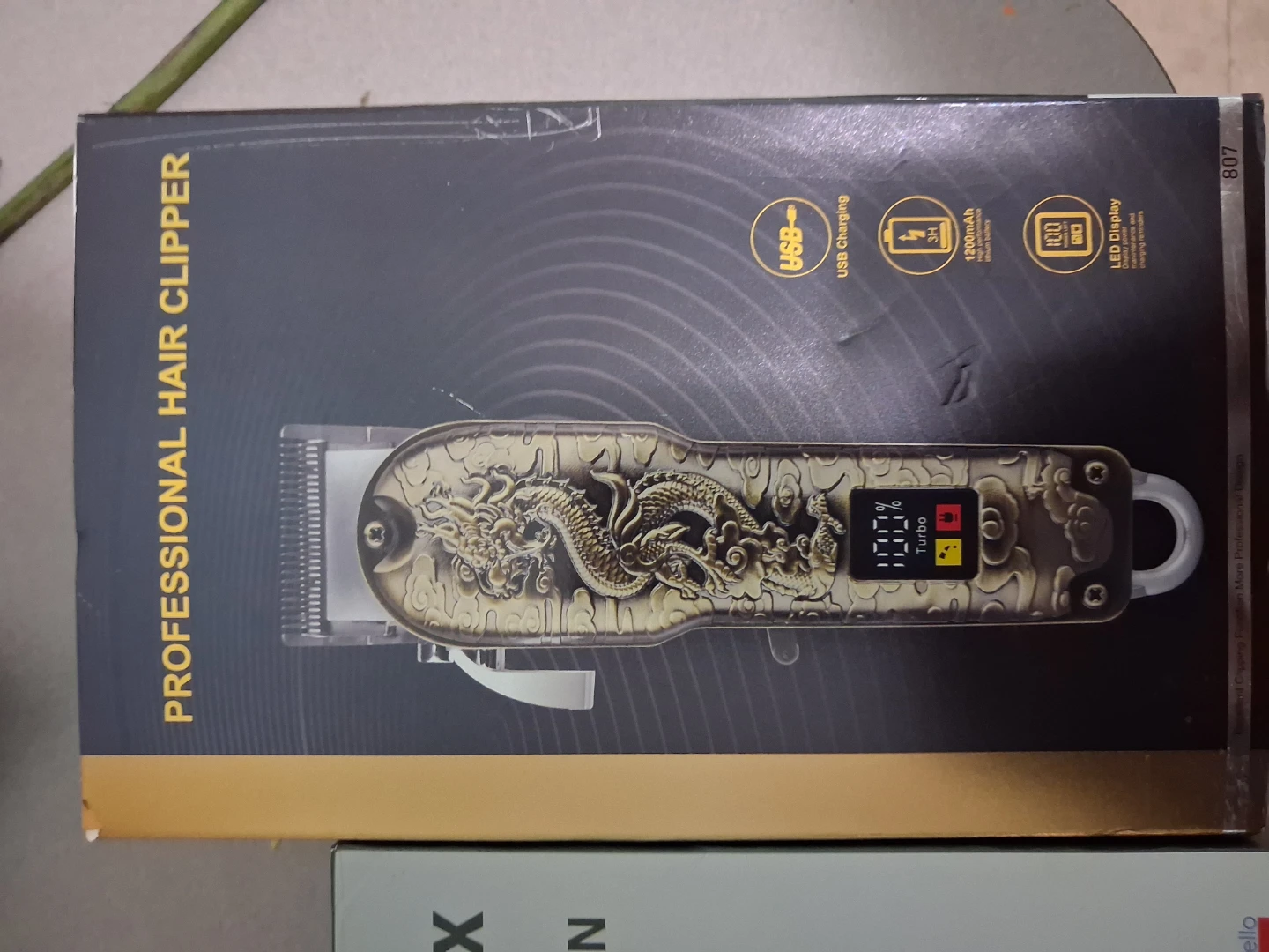 Professional Hair Clipper with LED Display