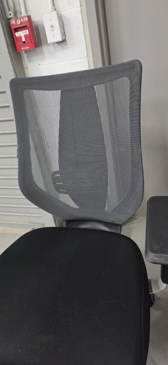 Black Ergonomic Office Chair with Mesh Back - photo 2