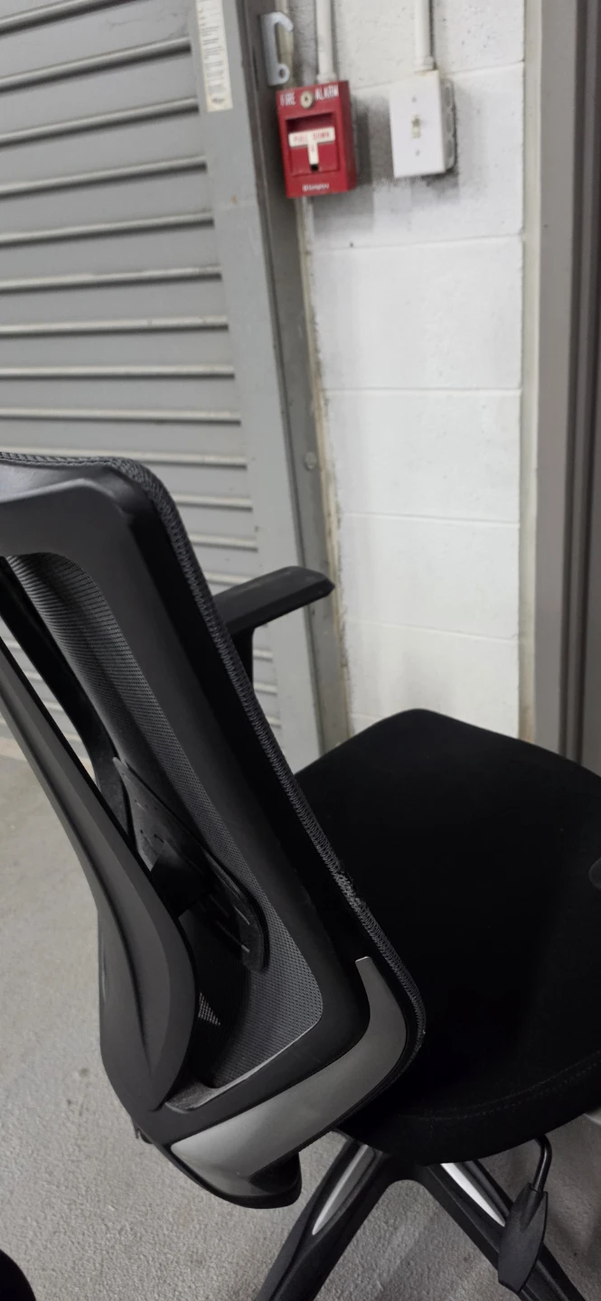 Black Ergonomic Office Chair with Mesh Back - photo 4