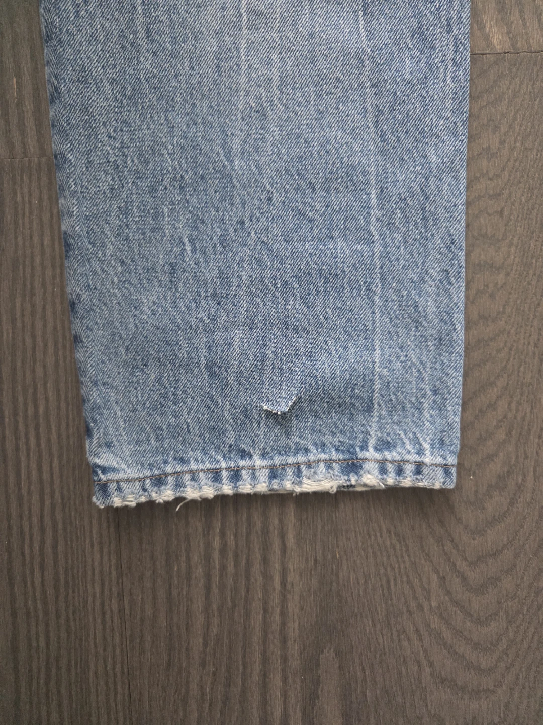 Distressed Straight Leg Jeans - photo 3