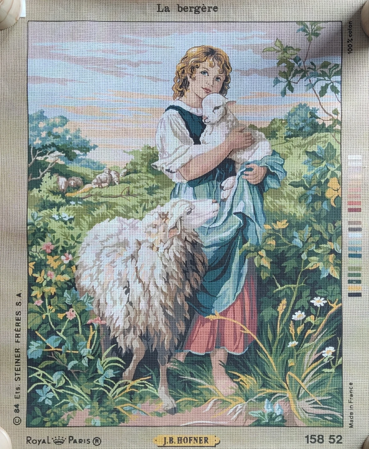 Royal Paris "La Bergère" Needlepoint Kit 158-52