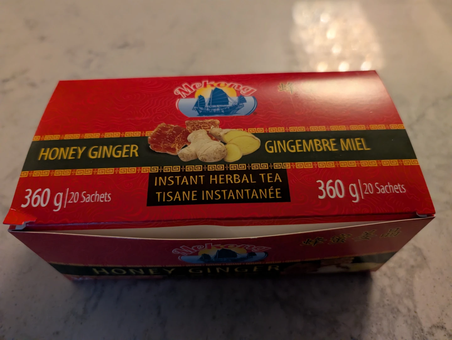 Honey ginger herbal tea