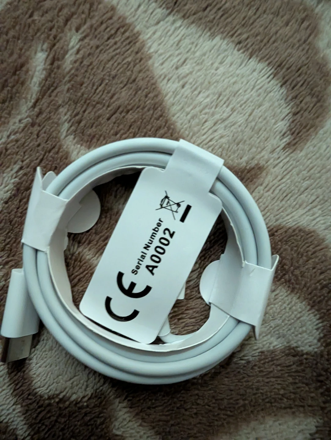 White USB-C Cable
