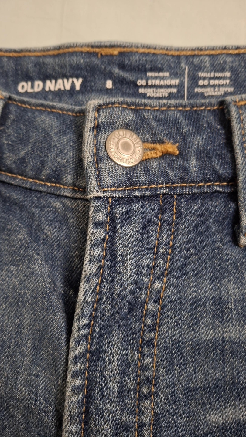 Old Navy High-Rise OG Straight Denim Shorts Size 8 - photo 3