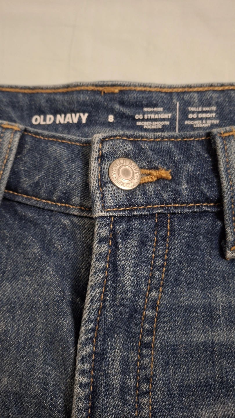 Old Navy High-Rise OG Straight Denim Shorts Size 8 - photo 4