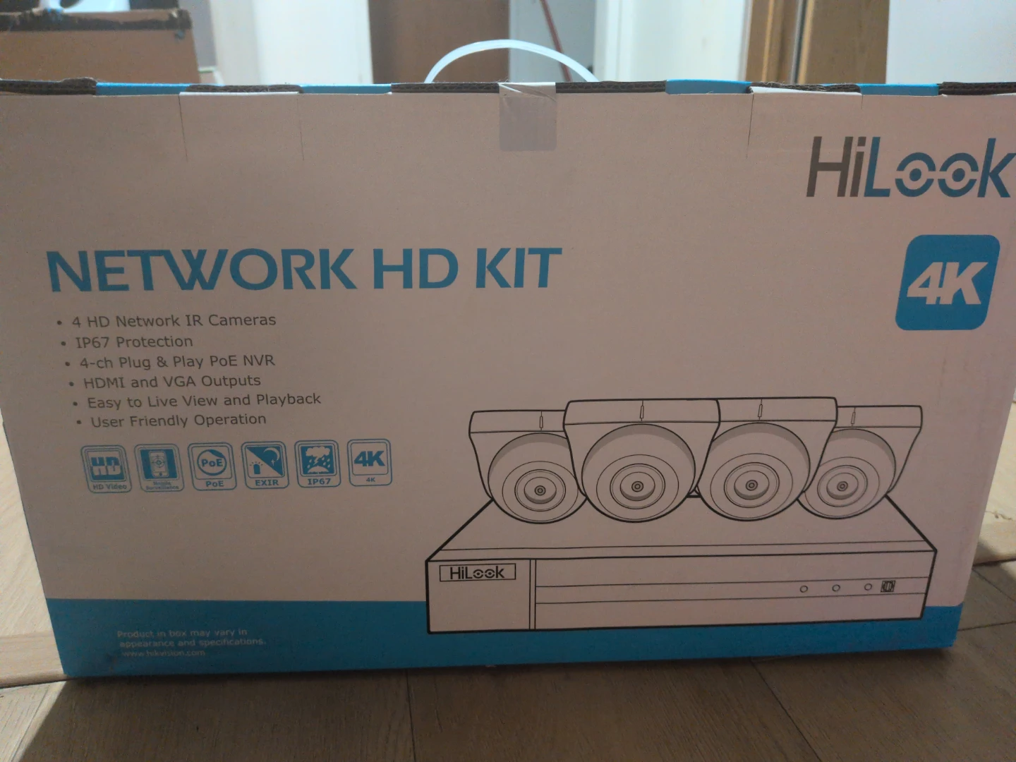 HiLook 4K Network HD Kit with 4 Cameras - photo 2