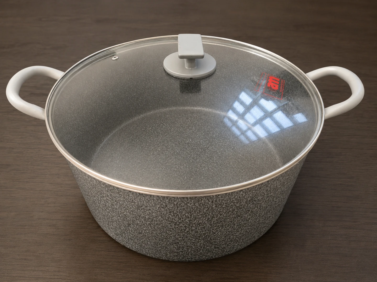 Large Cooking Pot with Glass Lid - photo 2
