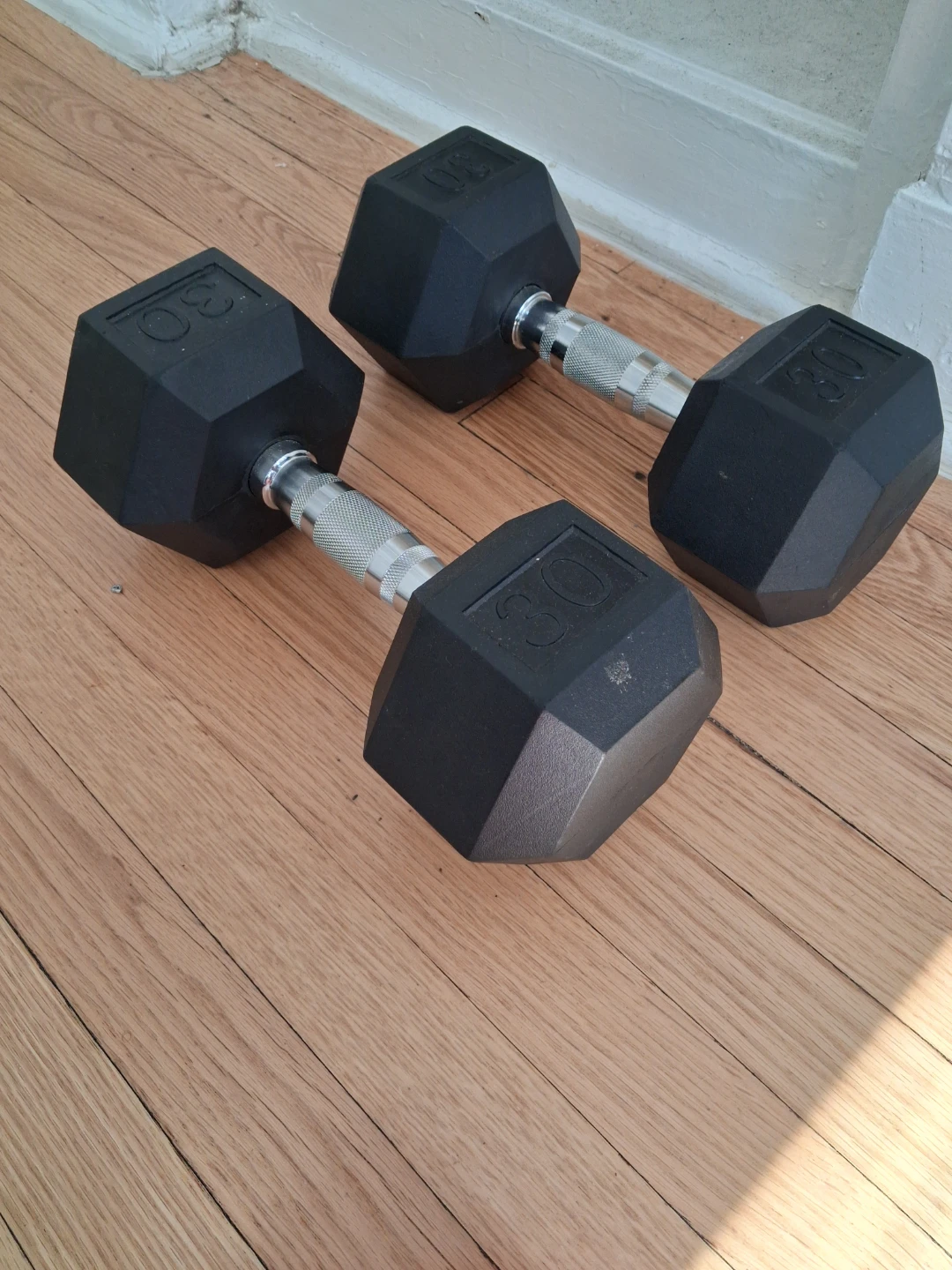 30lb Hex Dumbbells (Pair) - photo 3