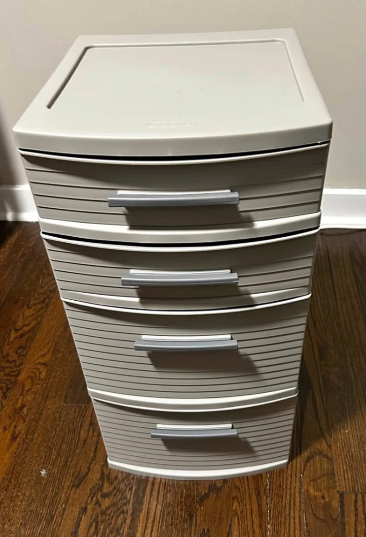 2 Sterilite 4 Drawer Organizer
